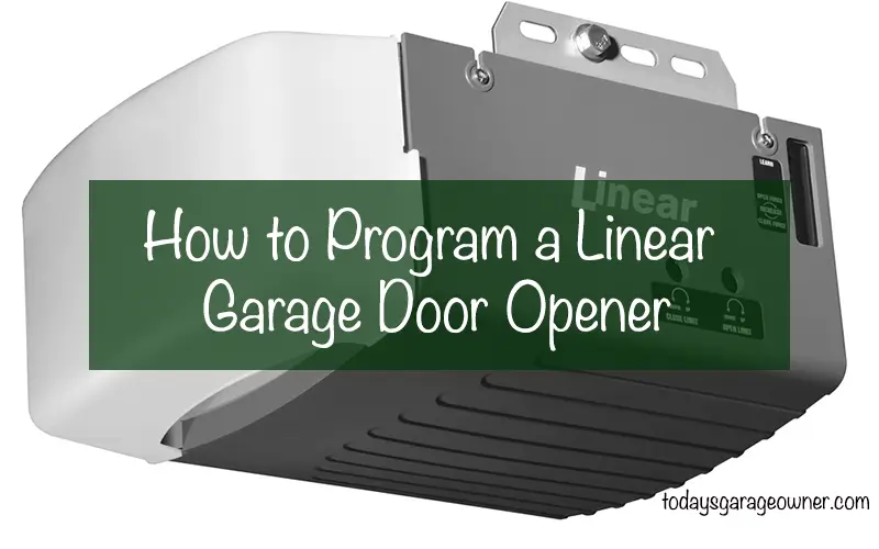 How to program a linear garage door opener